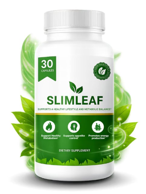 What is SlimLeaf formula designed to support gut microbiome and metabolism